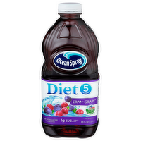 Ocean Spray Diet Cran-Grape - 64 Fluid Ounce