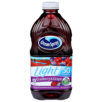 Ocean Spray Cranberry & Grape Light And Flavored Juice Drink - 64 Fluid Ounce