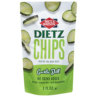 Dietz & Watson Garlic Dill Pickle Chips - 0.19 Pound