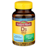 Nature Made D3 2000 Iu 50 Mcg - 250 Count