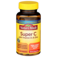 Nature Made Super c With Vitamin D3 & Zinc - 60 Count