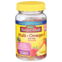 Nature Made Strawberry, Lemon & Orange Multi + Omega-3 - 80 Count