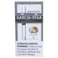 Foilfresh Garcia Y Vega Natural Leaf Wrapper Cigars - 5 Count