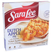 Sara Lee 9 Traditional Fruit Pie 9" Unbaked Dutch Apple - 2.13 Pound