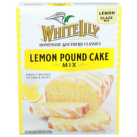 Whitelily Includes Lemon Flavored Glaze Mix Homemade Southern Classic Pound Cake - 16.2 Ounce