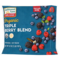 Earthbound Farm Frozen Organic Triple Berry Blend Value Size - 32 Ounce