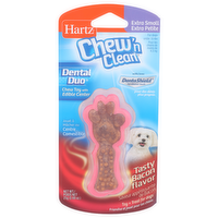 Hartz Tasty Bacon Flavor Extra Small Chew'n Clean Chew Toy With Edible Center - 25 Gram