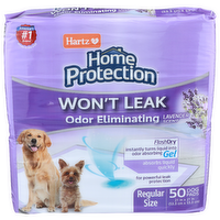Hartz Home Protection Lavender Scent Regular Size Odor Eliminating Dog Pads - 50 Count