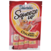 Delectables Squeeze Up With Chicken Treats For Cats - 0.5 Ounce - 4 Count