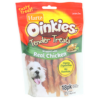 Hartz Oinkies Wrapped With Real Chicken Tender Treats - 0.372 Ounce - 18 Count