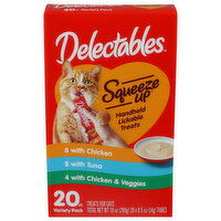Hartz Delectables Squeeze Up Variety Pack - 0.5 Ounce - 20 Count