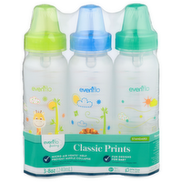 Evenflo Feeding Standard Classic Prints Bottles - 2.667 Ounce - 3 Count