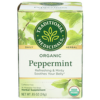 Traditional Medicinals Herbal Tea Peppermint - 0.053 Ounce - 16 Count