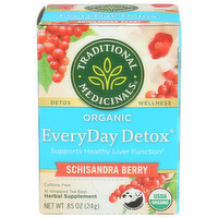 Traditional Medicinals Bagged Tea Everyday Detox - 0.053 Ounce - 16 Count