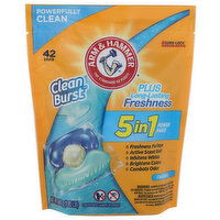 Arm & Hammer Ah Clean Burst 5in1 Pods - 20 Gram - 42 Count