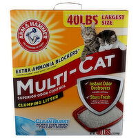 ARM & HAMMER Multi-Cat Strength Clumping Litter - 40 Pound