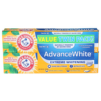 Arm & Hammer Advance White Clean Mint Fluoride Anticavity Toothpaste - 6 Ounce - 2 Count
