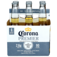 Corona Premier The Exceptional Light Beer - 12 Fluid Ounce - 6 Count