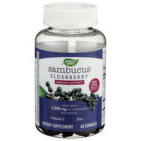 Nature's Way Sambucus Gummies Immune Support Immune__elderberry Flavored - 60 Count