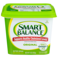 Smart Balance Original Buttery Spread 64% Vegetable Oils - 15 Ounce