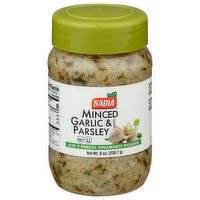 Badia SPICES, INC. Liquid Minced Garlic & Parsley - 8 Ounce