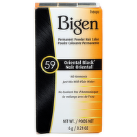Hoyu Bigen 59 Oriental Black Permanent Powder Hair Color - 0.21 Ounce