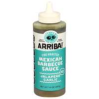 Arriba Jalapeno Garlic Barbecue Sauce - 14 Ounce