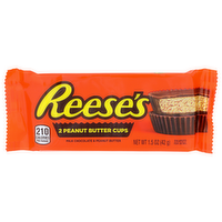 Reese's Milk Chocolate & Peanut Butter Cups - 0.75 Ounce - 2 Count