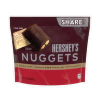 HERSHEY'S NUGGETS Share Size Special Dark Chocolate With Almonds Candy - 10.1 Ounce