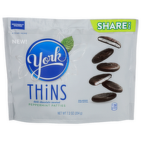York Dark Chocolate Covered Thins Peppermint Patties - 7.2 Ounce