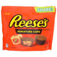 Reese's Milk Chocolate & Peanut Butter Share Pack Miniature Cups - 10.5 Ounce