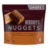 HERSHEY'S NUGGETS Share Pack Milk Chocolate Toffee & Almonds Candy - 9 Ounce
