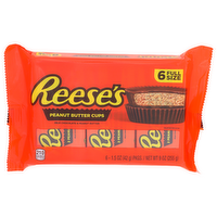 Reese's Milk Chocolate & Peanut Butter Cups - 1.5 Ounce - 6 Count