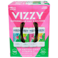 Vizzy Blueberry Watermelon Kiwi Passionfruit Mango Hard Seltzer - 12 Count