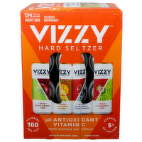 Vizzy Pineapple Mango, Strawberry Kiwi, Black Cherry Lime, Blueberry Pomegranate Hard Seltzer - 12 Fluid Ounce