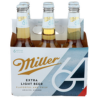 Miller 64 Flavorful And Crisp Extra Light Beer - 12 Fluid Ounce - 6 Count