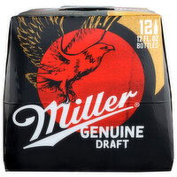 Miller Genuine Draft Beer - 12 Fluid Ounce - 12 Count