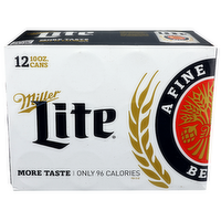 Miller Lite a Fine Pilsner Beer - 10 Ounce - 12 Count