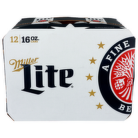 Miller Lite a Fine Pilsner Beer - 16 Ounce - 12 Count