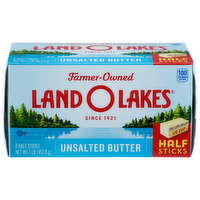 Land O Lakes Unsalted Butter - 0.125 Pound - 8 Count