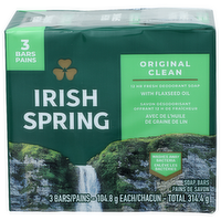 Irish Spring Original Clean Soap Bars - 3.7 Ounce - 3 Count