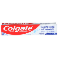 Colgate Brisk Mint Paste Baking Soda & Peroxide Anticavity Flouride Toothpaste - 6 Ounce