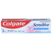 Colgate Mint Clean Complete Protection Anticavity Toothpaste For Sensitive Teeth - 6 Ounce