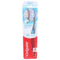 Colgate Medium 360° Advanced Toothbrush - 2 Count