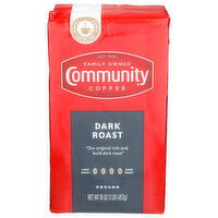 Community Coffee Dark Roast Ground - 16 Ounce
