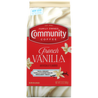 Community Coffee French Vanilla Medium Dark Roast Ground - 12 Ounce