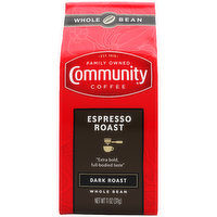 Community Coffee Dark & Bold Espresso Blend Roast - 11 Ounce