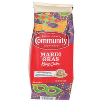 Community Coffee Mardi Gras King Cake Ground - 12 Ounce