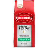 Community Coffee Cafe Special 50% Less Caffeine - 12 Ounce
