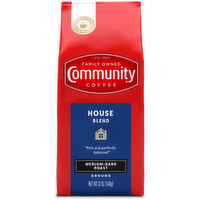 Community Coffee House Blend Medium Dark Roast Ground - 12 Ounce